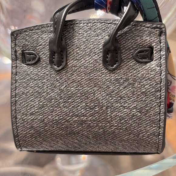 Mini - limited Edition-Gray Cowboy Black Satchel Bag Charm - Picture 2 of 5